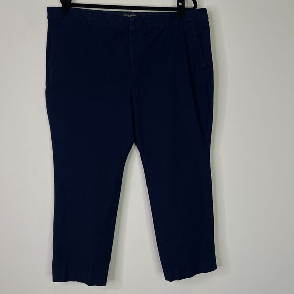 Banana Republic Ryan Slim Straight Washable Bi-Stretch Pant Plus Size 20 Short - Picture 1 of 8